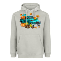 Moon Dust Fall Farm Truck Heavyweight Hoodie - texasbilliewilder