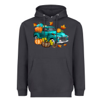 Smoke Fall Farm Truck Heavyweight Hoodie - texasbilliewilder