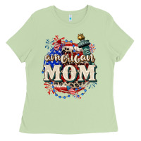 Matcha American Mom 4th of July Ladies Tee - CowGirlArtShop