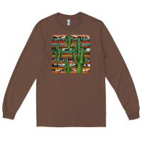 Chestnut cactus gemstone coaster Long Sleeve Tee - JahusDesignShop