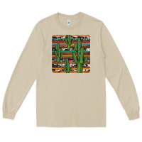 Mushroom cactus gemstone coaster Long Sleeve Tee - JahusDesignShop
