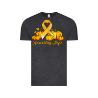 Vintage Black childhood cancer awareness month harvesting hope Vintage Tee - Jasminsmagicworld
