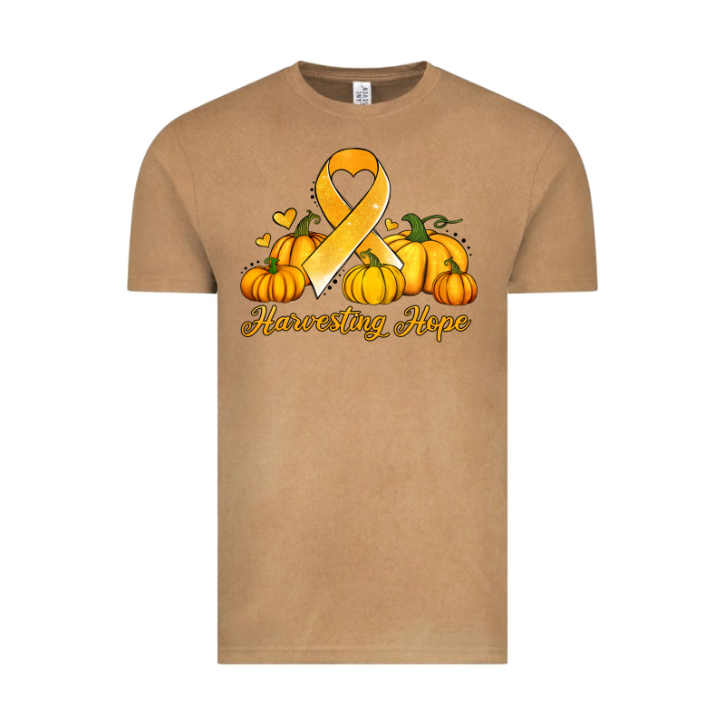 Childhood Cancer Awareness Month Harvesting Hope Vintage Tee by Jasminsmagicworld | Teevron