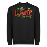 Black mardi gras love crawfish Heavyweight Sweatshirt - MaliasSmallBusiness