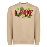 Mushroom mardi gras love crawfish Heavyweight Sweatshirt - MaliasSmallBusiness