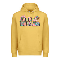 Antique Gold Happy Easter plate letters Easter Day Premium Hoodie - HowdyJamesFarm