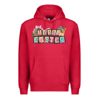 Cardinal Happy Easter plate letters Easter Day Premium Hoodie - HowdyJamesFarm