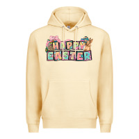 Pina Colada Happy Easter plate letters Easter Day Premium Hoodie - HowdyJamesFarm