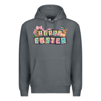 Rock Happy Easter plate letters Easter Day Premium Hoodie - HowdyJamesFarm