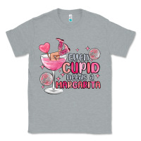Heather Grey even cupid needs a margarita Classic Tee - MaliasSmallBusiness