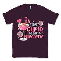 Plum even cupid needs a margarita Classic Tee - MaliasSmallBusiness