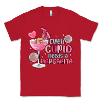 Red even cupid needs a margarita Classic Tee - MaliasSmallBusiness