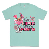 Seafoam even cupid needs a margarita Classic Tee - MaliasSmallBusiness