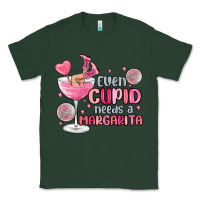Sports Green even cupid needs a margarita Classic Tee - MaliasSmallBusiness