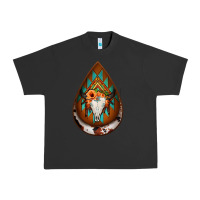 Pigment Black aztec bullskull teardrop earrings Urban Heavy Tee - Jasminsmagicworld