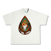 Pistachio aztec bullskull teardrop earrings Urban Heavy Tee - Jasminsmagicworld