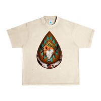 Sandshell aztec bullskull teardrop earrings Urban Heavy Tee - Jasminsmagicworld