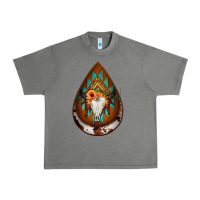 Tornado aztec bullskull teardrop earrings Urban Heavy Tee - Jasminsmagicworld