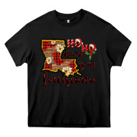 Black ho ho home is in louisiana Heavy Core Tee - FaDigitalArtStudio