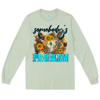 Matcha somebodys problem Long Sleeve Tee - NancyCooperArtShop