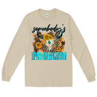 Mushroom somebodys problem Long Sleeve Tee - NancyCooperArtShop