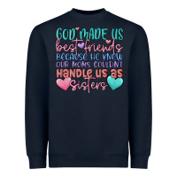 Navy god made us best friend Heavyweight Sweatshirt - MaliasSmallBusiness