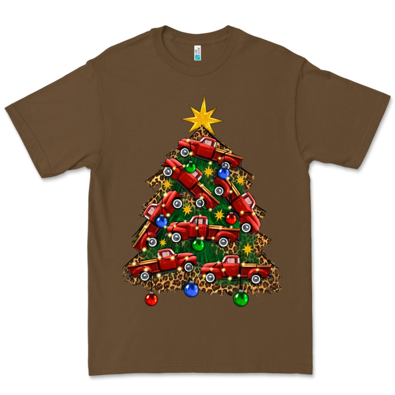 Christmas Truck Tree Premium Tee by FaDigitalArtStudio | Teevron