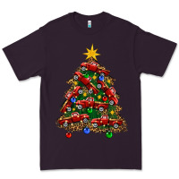 Plum christmas truck tree Premium Tee - FaDigitalArtStudio