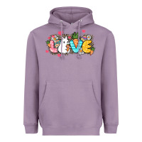 Lavender Love Easter Heavyweight Hoodie - NancyCooperArtShop