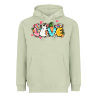 Matcha Love Easter Heavyweight Hoodie - NancyCooperArtShop