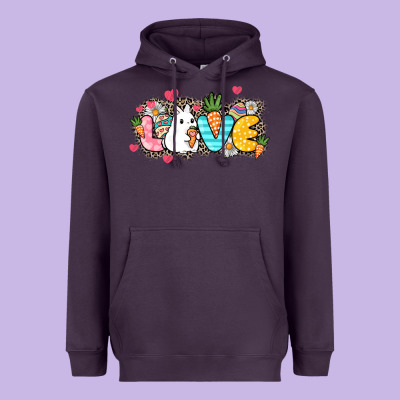 Love Easter Heavyweight Hoodie Designed By Nancycooperartshop