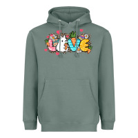 Sage Love Easter Heavyweight Hoodie - NancyCooperArtShop