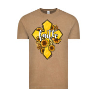 Vintage Coffee faith childhood cancer Vintage Tee - Jasminsmagicworld
