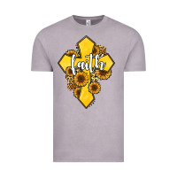 Vintage Zinc faith childhood cancer Vintage Tee - Jasminsmagicworld