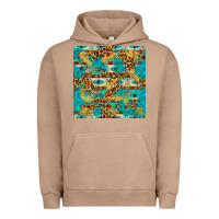 Pigment Burro western aztec leopard glitter seamless pattern Urban Hoodie - FaDigitalArtStudio