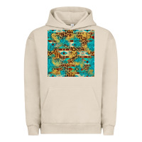 Pigment French Oak western aztec leopard glitter seamless pattern Urban Hoodie - FaDigitalArtStudio