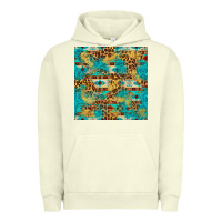 Pigment Pistachio western aztec leopard glitter seamless pattern Urban Hoodie - FaDigitalArtStudio