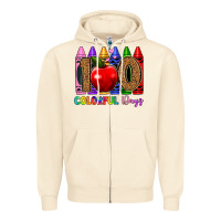 Sandshell 100 colorful day s Zipper Hoodie - Artiststas