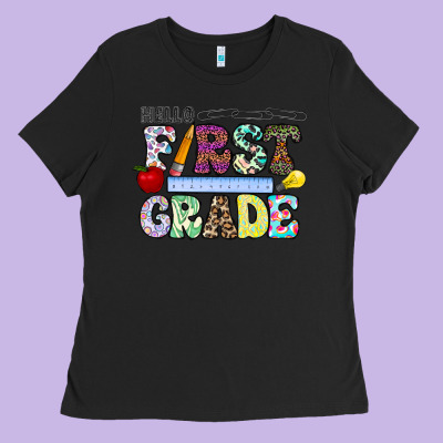 Hellofirstgrade Ladies Tee Designed By Cowhidedigitalart