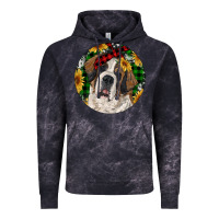 Cloud Black Christmas St. Bernard Vintage Hoodie - RanaPortraitStore