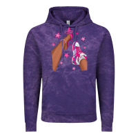 Cloud Purple afro sneakers and heels Vintage Hoodie - NancyCooperArtShop