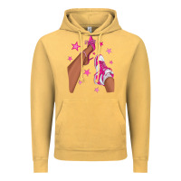 Vintage Mustard afro sneakers and heels Vintage Hoodie - NancyCooperArtShop