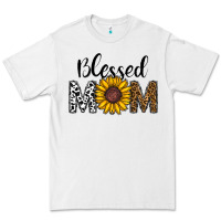 White blessed mom Premium Tee - CowhideDigitalArt