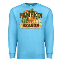 Ocean Blue Pumpkin season Premium Sweatshirt - NancyCooperArtShop