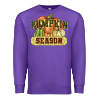 Purple Pumpkin season Premium Sweatshirt - NancyCooperArtShop