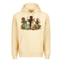Pina Colada Western rabbit bunny with crosses Easter Day Premium Hoodie - HowdyJamesFarm