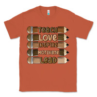 Copper teach love inspire Classic Tee - MaliasSmallBusiness