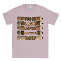 Lilac teach love inspire Classic Tee - MaliasSmallBusiness