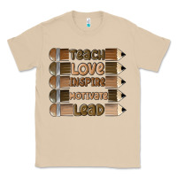 Mushroom teach love inspire Classic Tee - MaliasSmallBusiness