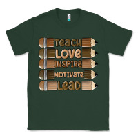 Sports Green teach love inspire Classic Tee - MaliasSmallBusiness